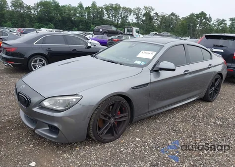 2015 BMW 650I Gran Coupe xDrive из США, поврежденный, VIN WBA6B4C58FD761814